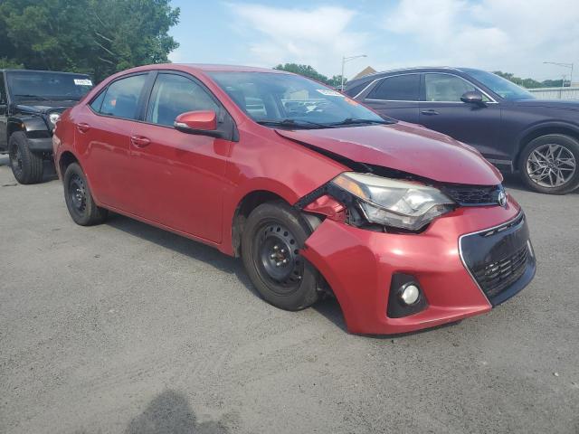 5YFBURHE6FP223191 - 2015 TOYOTA COROLLA L RED photo 4