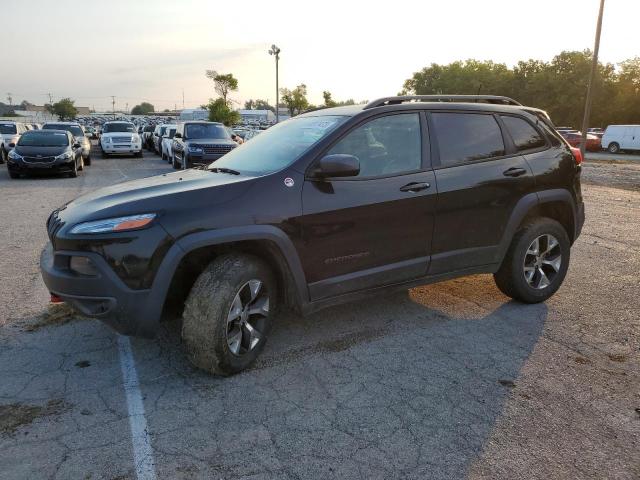 1C4PJMBB8EW161492 - 2014 JEEP CHEROKEE TRAILHAWK BLACK photo 1