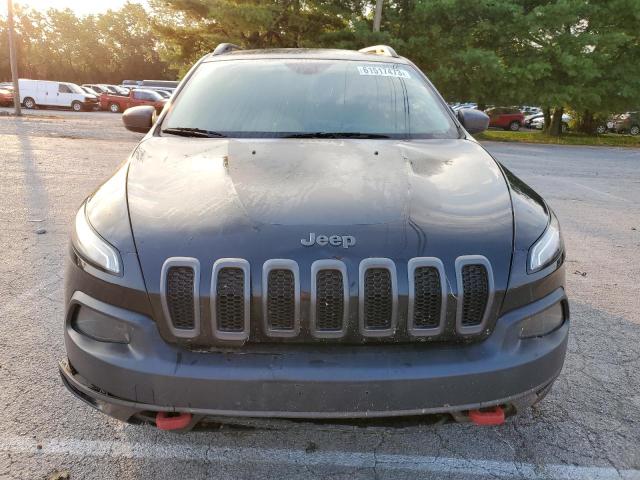 1C4PJMBB8EW161492 - 2014 JEEP CHEROKEE TRAILHAWK BLACK photo 5