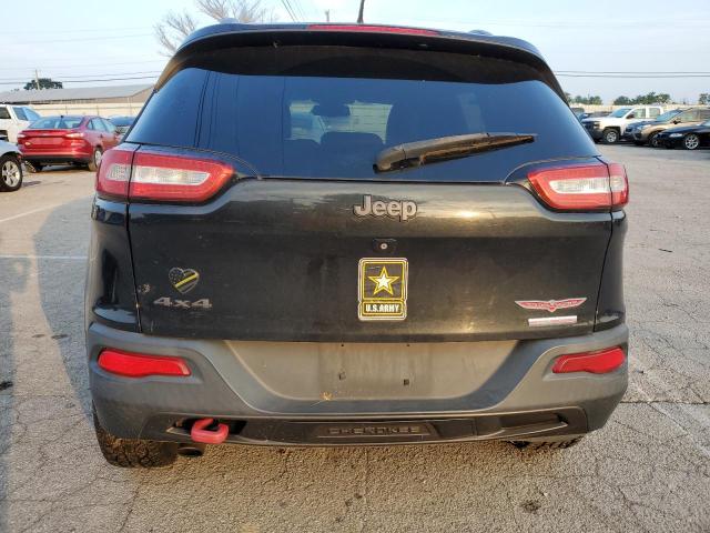 1C4PJMBB8EW161492 - 2014 JEEP CHEROKEE TRAILHAWK BLACK photo 6
