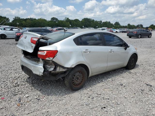 KNADM4A37D6204154 - 2013 KIA RIO LX SILVER photo 3