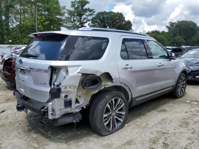 1FM5K8HT6GGA72718 - 2016 FORD EXPLORER PLATINUM SILVER photo 3