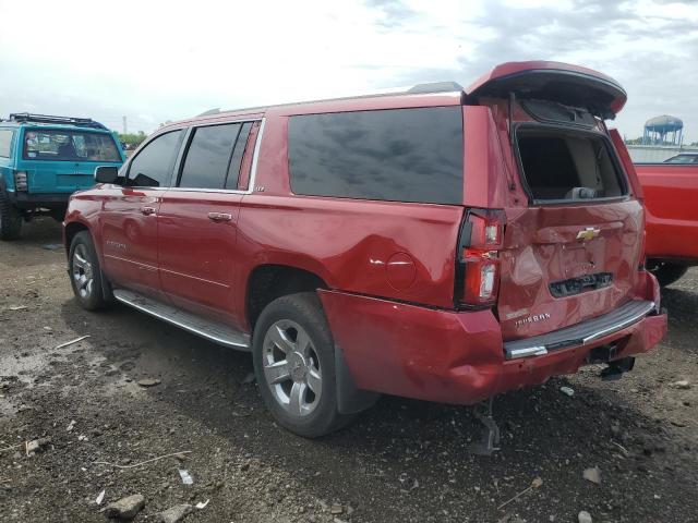 1GNSKKKC9FR252279 - 2015 CHEVROLET SUBURBAN K1500 LTZ RED photo 2