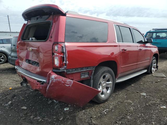 1GNSKKKC9FR252279 - 2015 CHEVROLET SUBURBAN K1500 LTZ RED photo 3