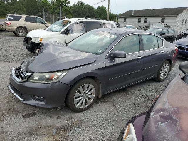 1HGCR3F87EA035770 - 2014 HONDA ACCORD EXL GRAY photo 1