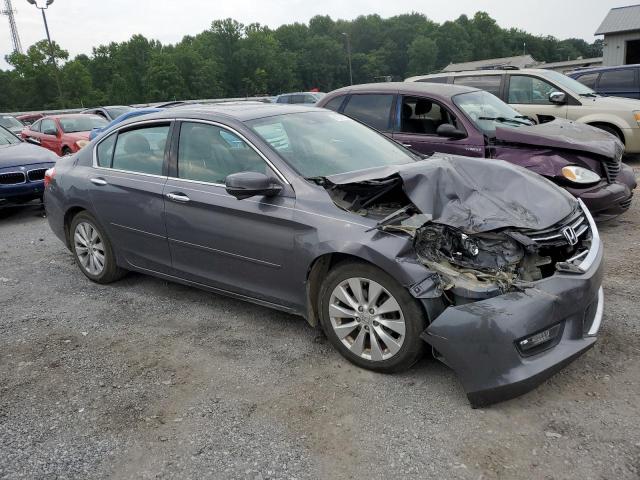 1HGCR3F87EA035770 - 2014 HONDA ACCORD EXL GRAY photo 4