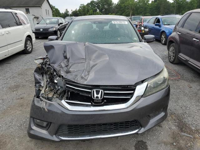 1HGCR3F87EA035770 - 2014 HONDA ACCORD EXL GRAY photo 5