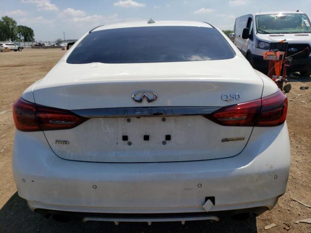 JN1EV7CR3MM755168 - 2021 INFINITI Q50 SENSORY WHITE photo 6