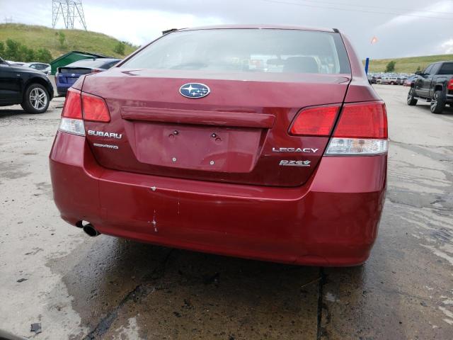 4S3BMBB6XC3020091 - 2012 SUBARU LEGACY 2.5I PREMIUM BURGUNDY photo 6