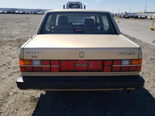 YV1FA8846K1345859 - 1989 VOLVO 740 GL TAN photo 6