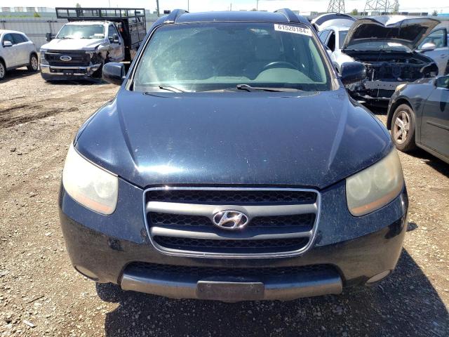 5NMSH13E78H149340 - 2008 HYUNDAI SANTA FE SE BLUE photo 5