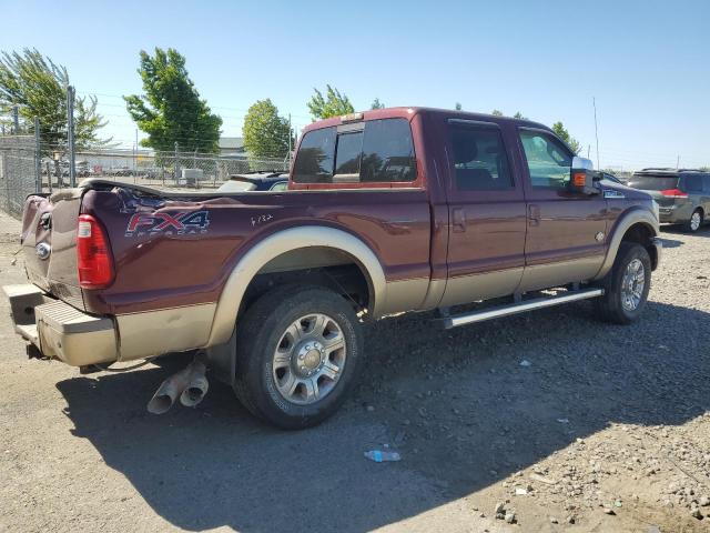 1FT7W2BT8CEA78873 - 2012 FORD F250 SUPER DUTY MAROON photo 3