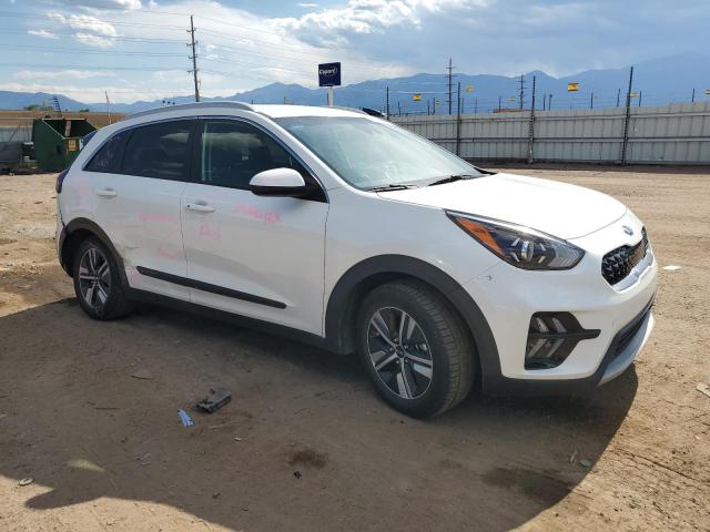 KNDCM3LD8L5391178 - 2020 KIA NIRO LXS WHITE photo 4