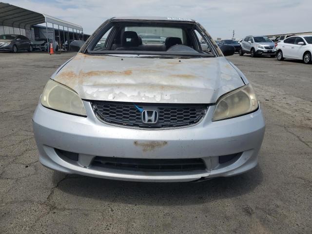 1HGEM21185L043733 - 2005 HONDA CIVIC DX VP SILVER photo 5