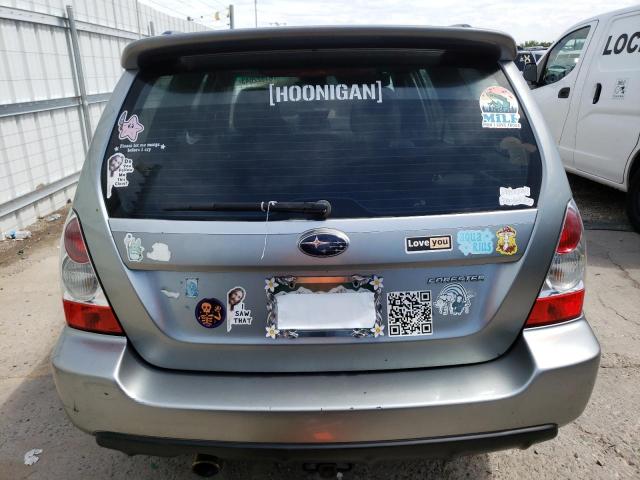 JF1SG69627H732954 - 2007 SUBARU FORESTER 2.5XT LIMITED SILVER photo 6