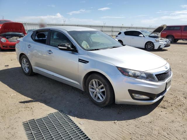 KNAGM4A77D5407213 - 2013 KIA OPTIMA LX SILVER photo 4