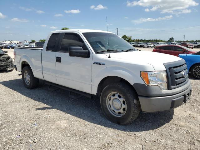 1FTFX1CV2AFC92459 - 2010 FORD F150 SUPER CAB WHITE photo 4