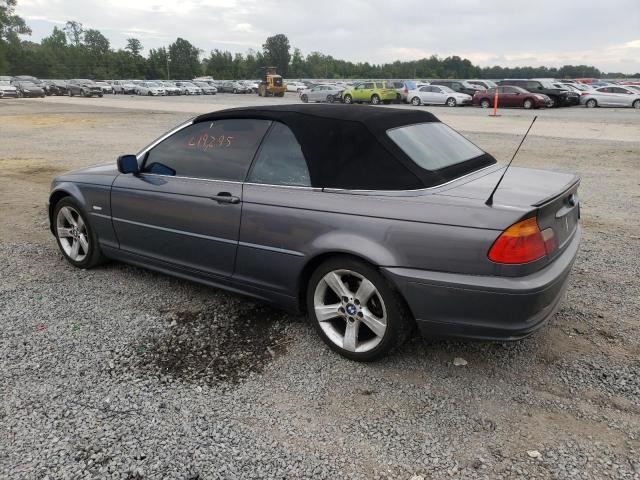 WBABS334X2JY58895 - 2002 BMW 325 CI CHARCOAL photo 2