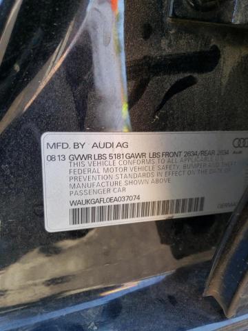 WAUKGAFL0EA037074 - 2014 AUDI Q7 PRESTIGE BLACK photo 12