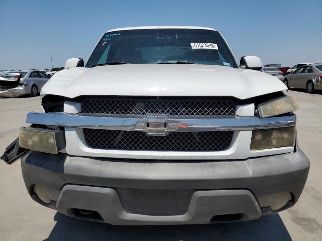 3GNEC13T12G102437 - 2002 CHEVROLET AVALANCHE C1500 WHITE photo 5