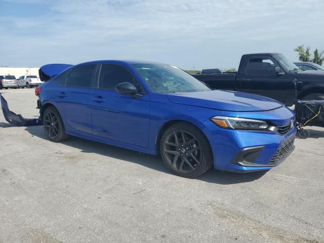 2HGFE2F57NH553470 - 2022 HONDA CIVIC SPORT 蓝色 照片 4
