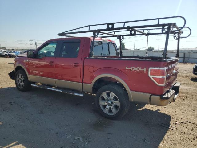 1FTFW1EF9CFC71328 - 2012 FORD F150 SUPERCREW RED photo 2