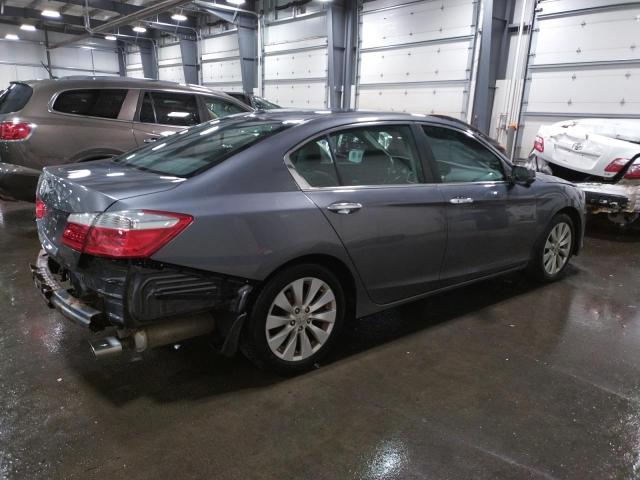 1HGCR2F8XEA079921 - 2014 HONDA ACCORD EXL GRAY photo 3