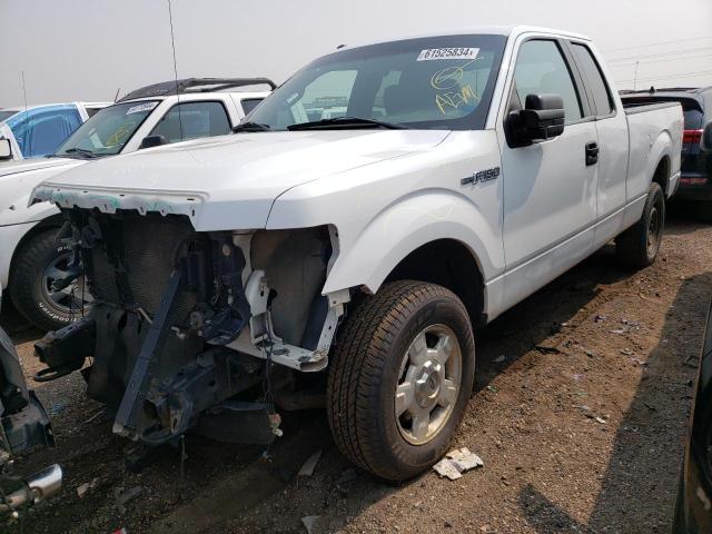 1FTFX1EF6EFC45690 - 2014 FORD F150 SUPER CAB WHITE photo 1