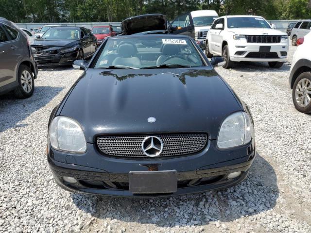 WDBKK65F62F244348 - 2002 MERCEDES-BENZ SLK 320 BLACK photo 5