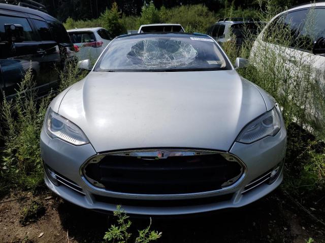 5YJSA1CP8DFP16172 - 2013 TESLA MODEL S Сріблястий фото 5