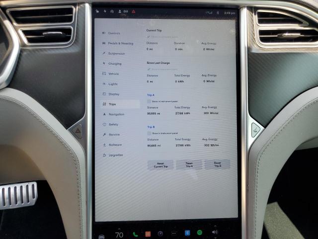 5YJSA1CP8DFP16172 - 2013 TESLA MODEL S Сріблястий фото 9