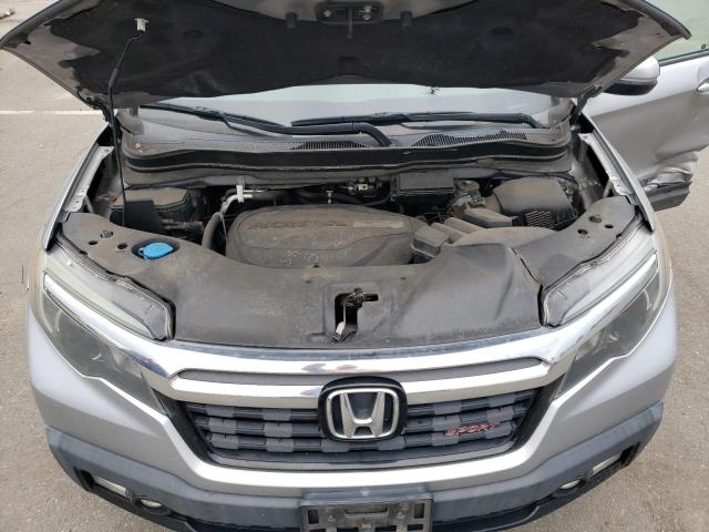 5FPYK3F12JB004124 - 2018 HONDA RIDGELINE SPORT SILVER photo 11