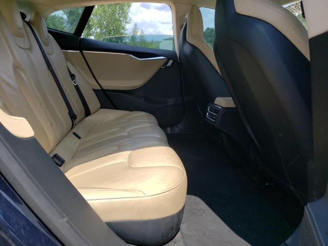 5YJSA1H1XEFP43797 - 2014 TESLA MODEL S Կապույտ լուսանկար 10