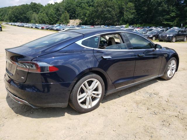 5YJSA1H1XEFP43797 - 2014 TESLA MODEL S Կապույտ լուսանկար 3