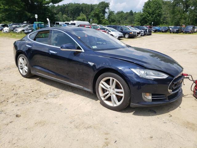 5YJSA1H1XEFP43797 - 2014 TESLA MODEL S Կապույտ լուսանկար 4
