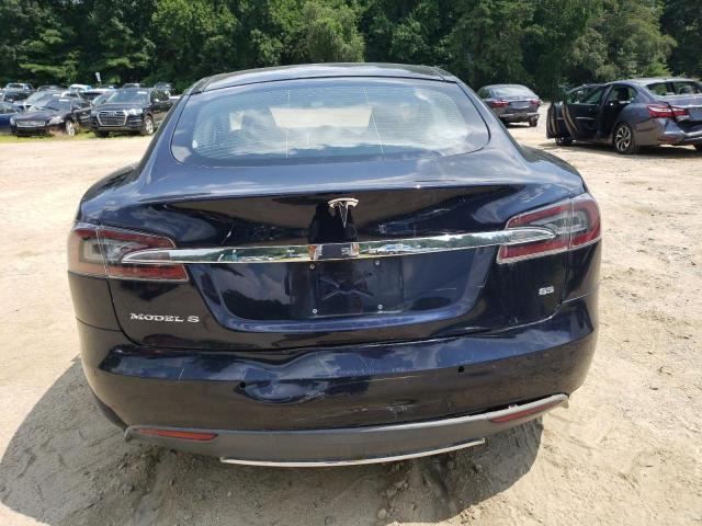 5YJSA1H1XEFP43797 - 2014 TESLA MODEL S Կապույտ լուսանկար 6