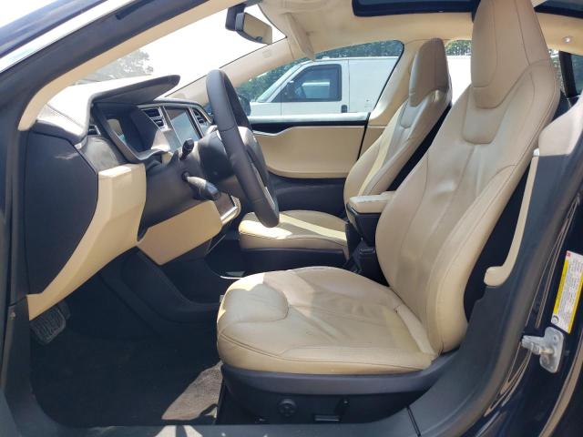 5YJSA1H1XEFP43797 - 2014 TESLA MODEL S Կապույտ լուսանկար 7