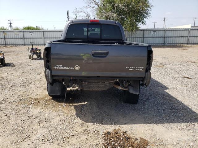 5TFJU4GN1FX069765 - 2015 TOYOTA TACOMA DOUBLE CAB PRERUNNER GRAY photo 6