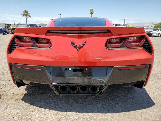 1G1YH2D73H5109753 - 2017 CHEVROLET CORVETTE STINGRAY Z51 1LT RED photo 6