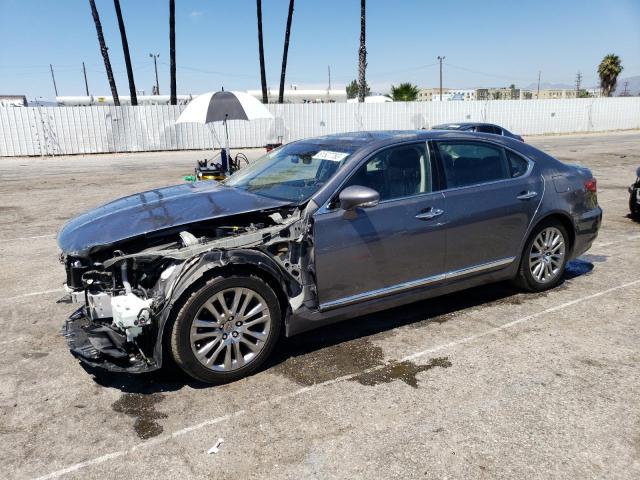 JTHGL1EF8E5052302 - 2014 LEXUS LS 460L GRAY photo 1