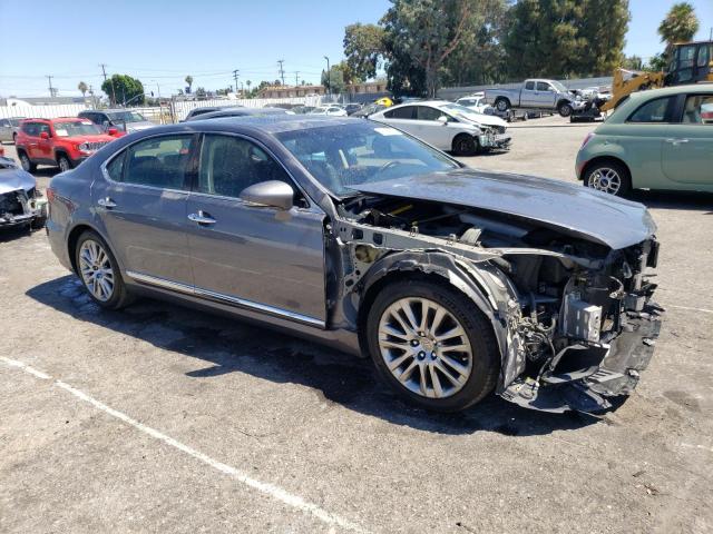 JTHGL1EF8E5052302 - 2014 LEXUS LS 460L GRAY photo 4