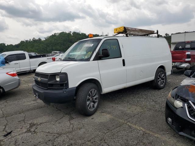 1GCSGAFX4D1165922 - 2013 CHEVROLET EXPRESS G1 WHITE photo 1