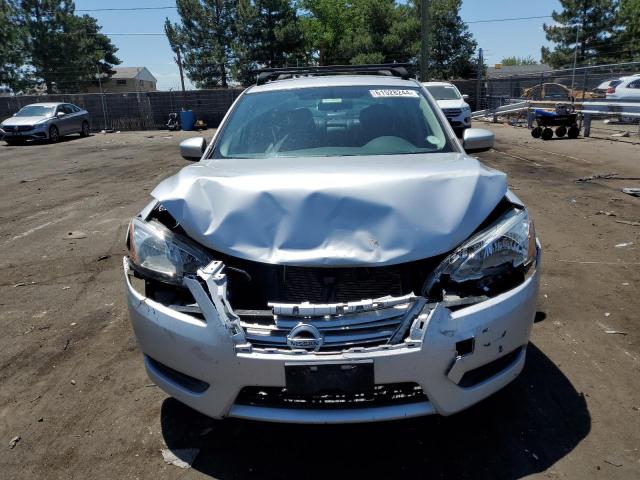 3N1AB7AP6EY204546 - 2014 NISSAN SENTRA S SILVER photo 5