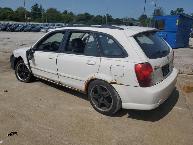 JM1BJ245421541511 - 2002 MAZDA PROTEGE PR5 WHITE photo 2