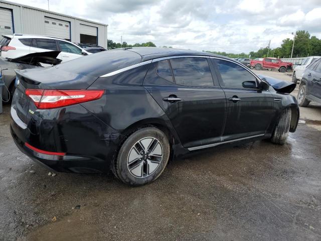 KNAGM4AD1C5026607 - 2012 KIA OPTIMA HYBRID BLACK photo 3