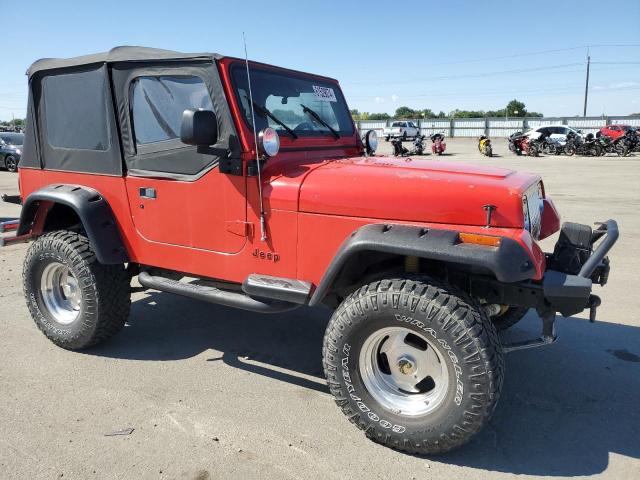 1J4FY19P1RP454166 - 1994 JEEP WRANGLER / S RED photo 4