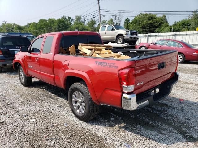 5TFSX5EN6GX046990 - 2016 TOYOTA TACOMA ACCESS CAB წითელი ფოტო 2