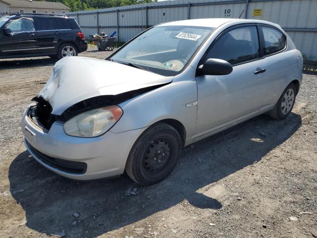 KMHCM36C88U064839 - 2008 HYUNDAI ACCENT GS SILVER photo 1