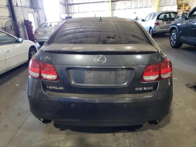 JTHBE96S380036069 - 2008 LEXUS GS 350 GRAY photo 6