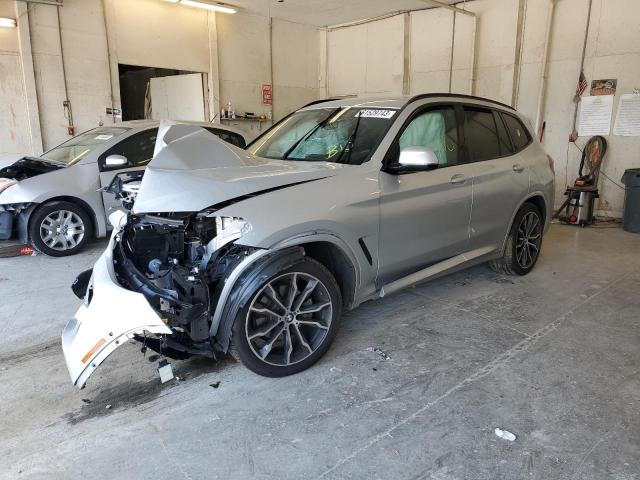 5UXTY5C08M9F31724 - 2021 BMW X3 XDRIVE30I SILVER photo 1